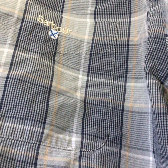 Barbour Men's Blue and Gray Check Shirt XL - Picture 3 of 13